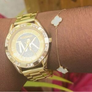Gold Bling Watch Bracelet ✨